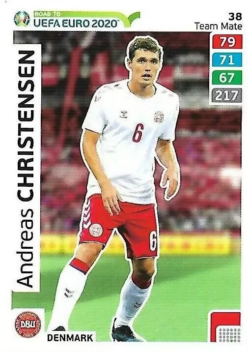 Adrenalyn XL - Euro 2020 - Andreas Christensen - Denmark