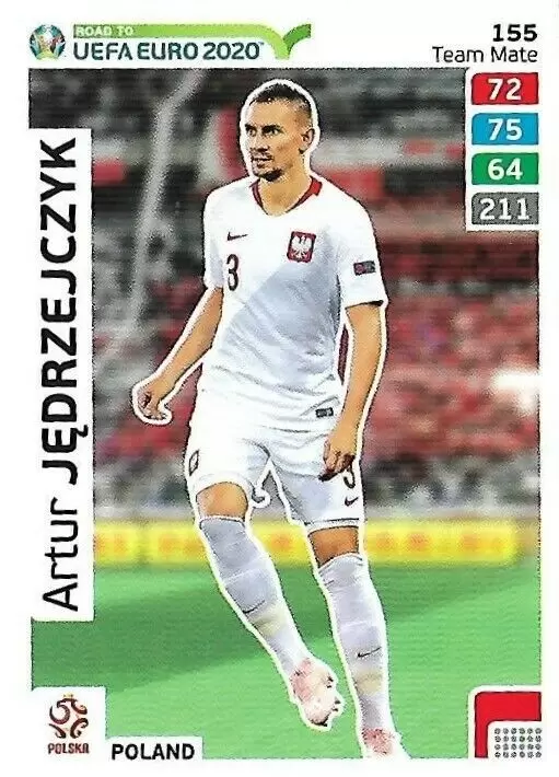 Adrenalyn XL - Euro 2020 - Artur Jędrzejczyk - Poland