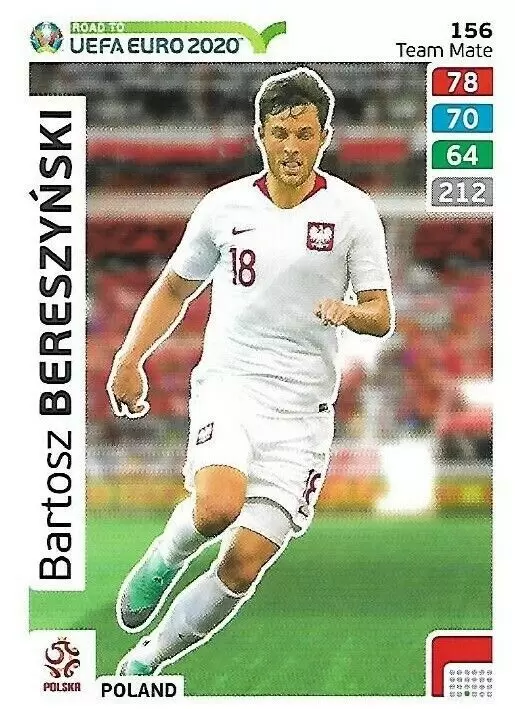 Adrenalyn XL - Euro 2020 - Bartosz Bereszyński - Poland