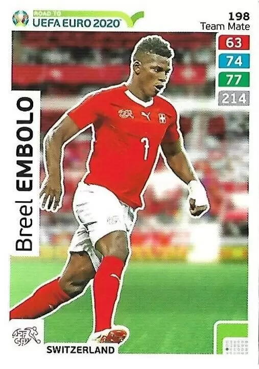Adrenalyn XL - Euro 2020 - Breel Embolo - Switzerland