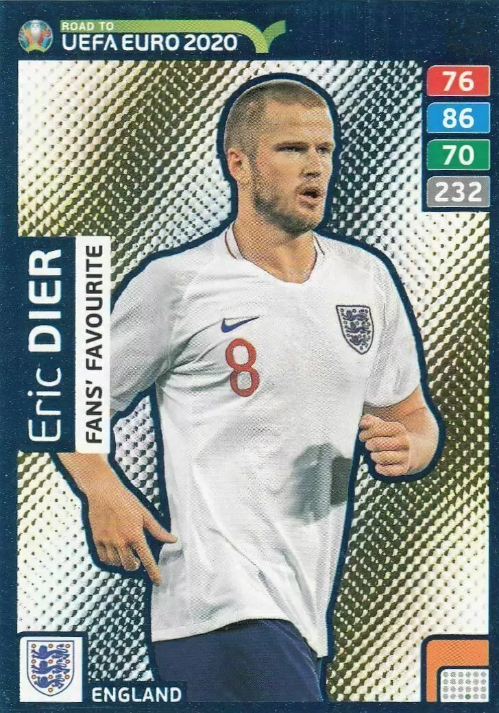 Adrenalyn XL - Euro 2020 - Eric Dier - England