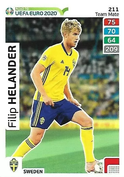 Adrenalyn XL - Euro 2020 - Filip Helander - Sweden