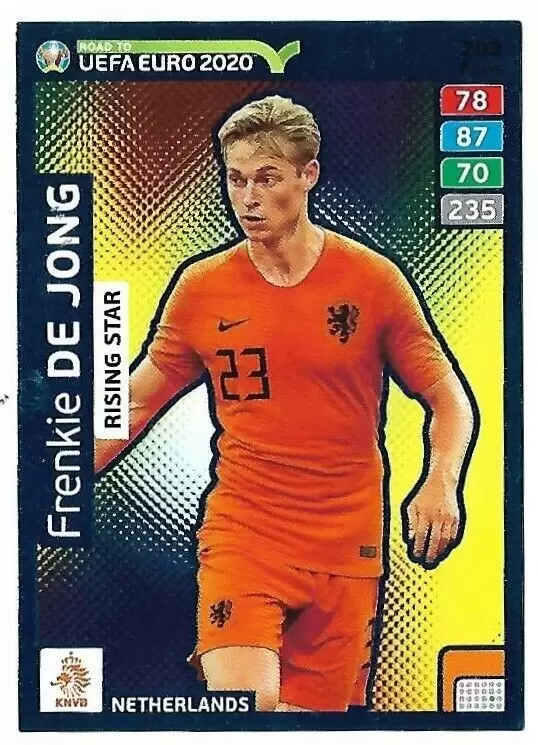 Adrenalyn XL - Euro 2020 - Frenkie de Jong - Netherlands
