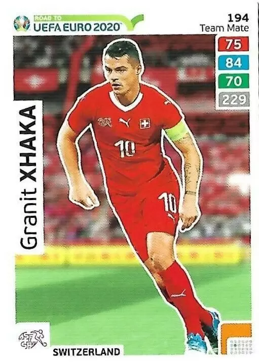 Adrenalyn XL - Euro 2020 - Granit Xhaka - Switzerland