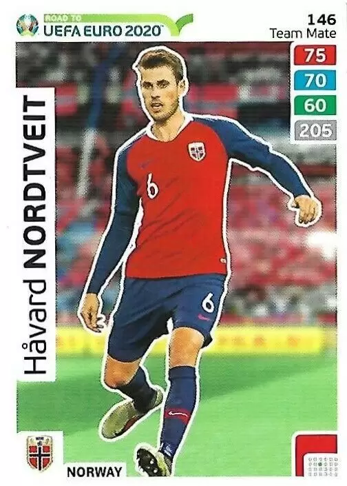 Adrenalyn XL - Euro 2020 - Håvard Nordtveit - Norway