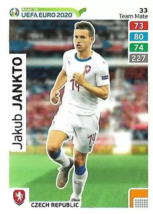 Adrenalyn XL - Euro 2020 - Jakub Jankto - Czech Republic