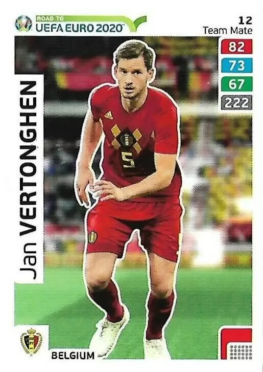 Adrenalyn XL - Euro 2020 - Jan Vertonghen - Belgium