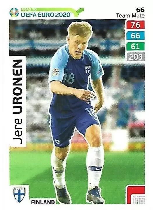 Adrenalyn XL - Euro 2020 - Jere Uronen - Finland