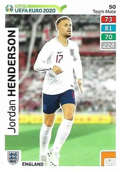 Adrenalyn XL - Euro 2020 - Jordan Henderson - England