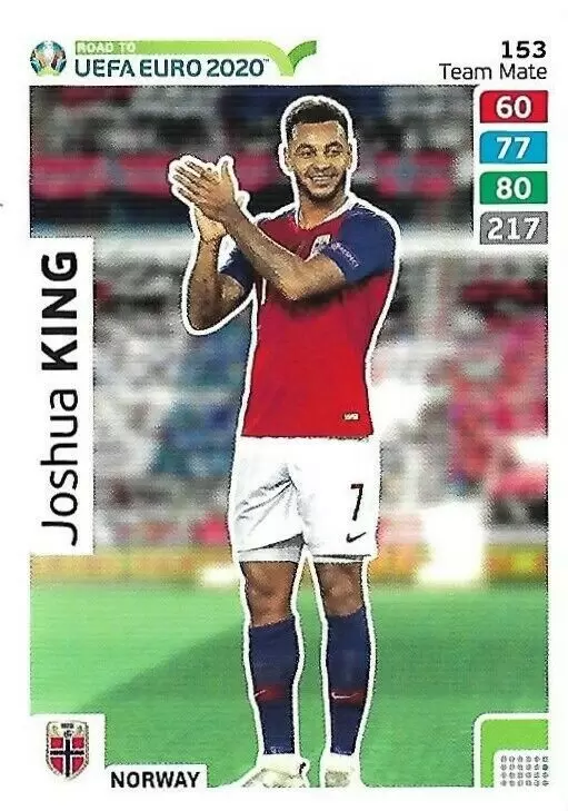 Adrenalyn XL - Euro 2020 - Joshua King - Norway