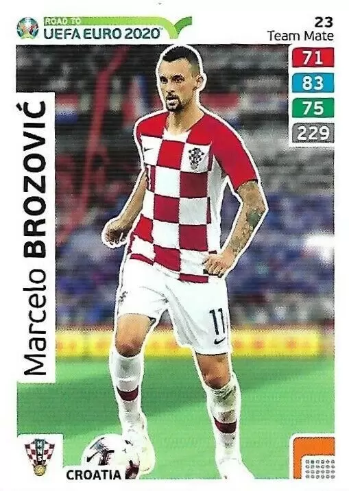 Adrenalyn XL - Euro 2020 - Marcelo Brozović - Croatia