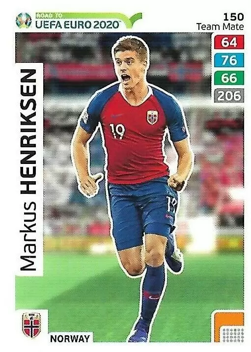Adrenalyn XL - Euro 2020 - Marcus Henriksen - Norway