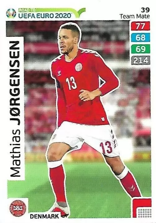 Adrenalyn XL - Euro 2020 - Mathias Jørgensen - Denmark