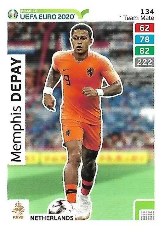 Adrenalyn XL - Euro 2020 - Memphis Depay - Netherlands