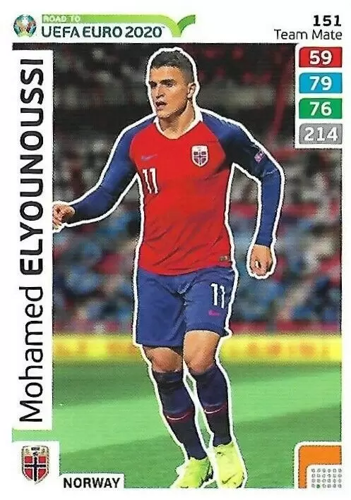 Adrenalyn XL - Euro 2020 - Mohamed Elyounoussi - Norway