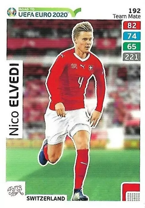 Adrenalyn XL - Euro 2020 - Nico Elvedi - Switzerland