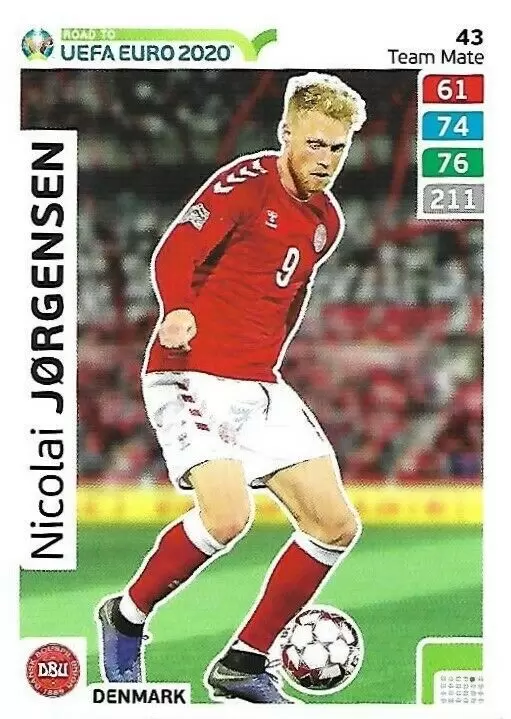 Adrenalyn XL - Euro 2020 - Nicolai Jørgensen - Denmark