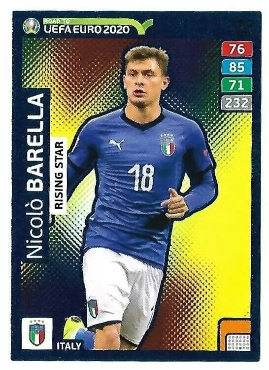 Adrenalyn XL - Euro 2020 - Nicolo Barella - Italy