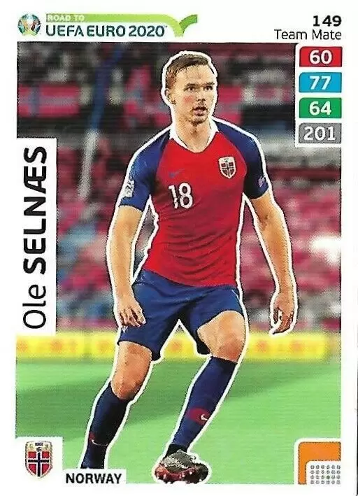 Adrenalyn XL - Euro 2020 - Ole Selnæs - Norway