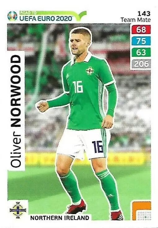 Adrenalyn XL - Euro 2020 - Oliver Norwood - Northern Ireland