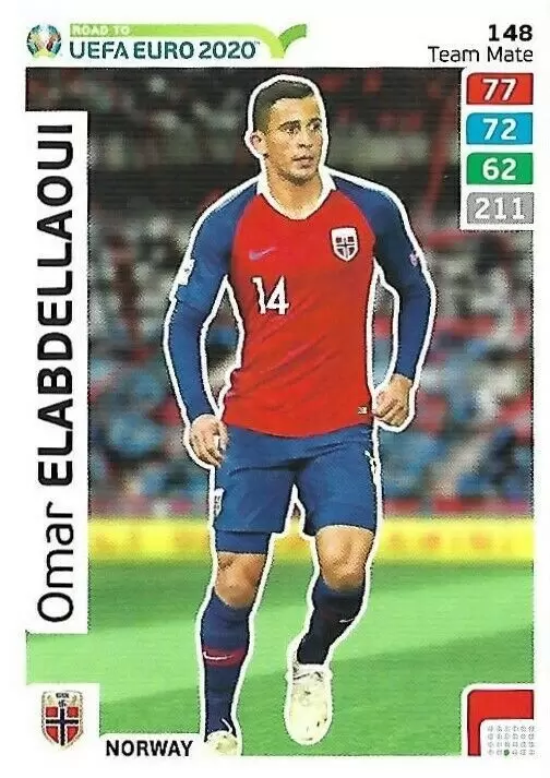 Adrenalyn XL - Euro 2020 - Omar Elabdellaoui - Norway