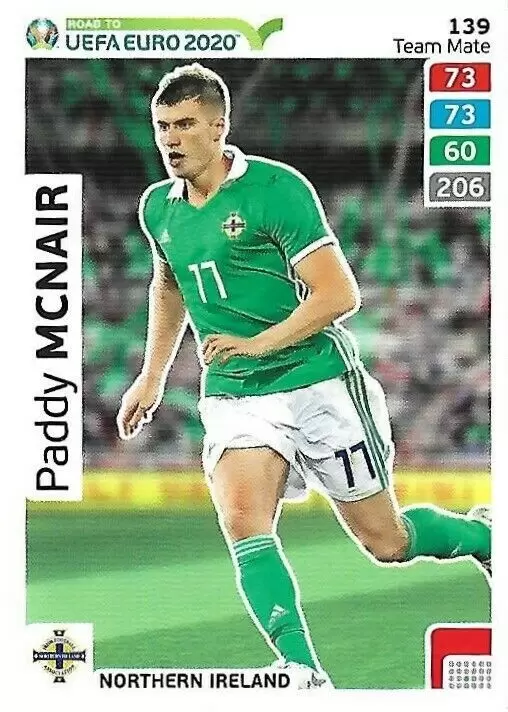 Adrenalyn XL - Euro 2020 - Paddy McNair - Northern Ireland