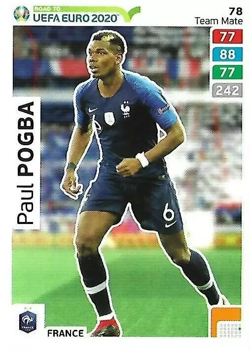 Adrenalyn XL - Euro 2020 - Paul Pogba - France