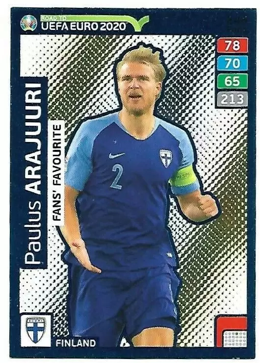 Adrenalyn XL - Euro 2020 - Paulus Arajuuri - Finland