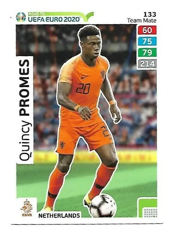 Adrenalyn XL - Euro 2020 - Quincy Promes - Netherlands