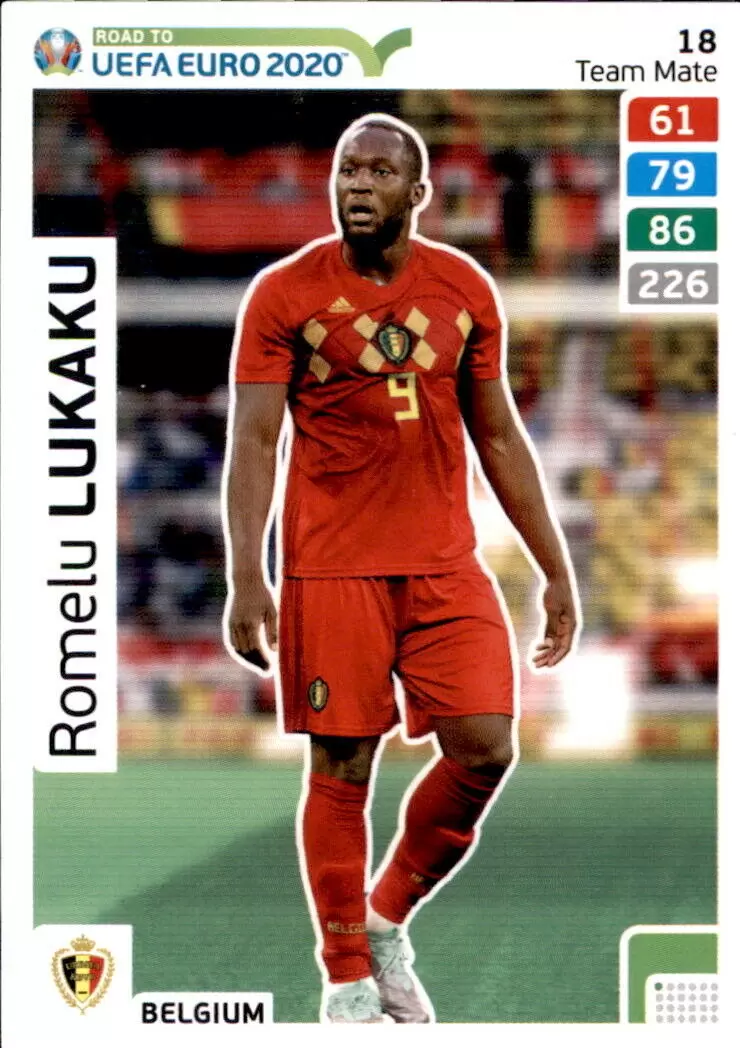 Adrenalyn XL - Euro 2020 - Romelu Lukaku - Belgium