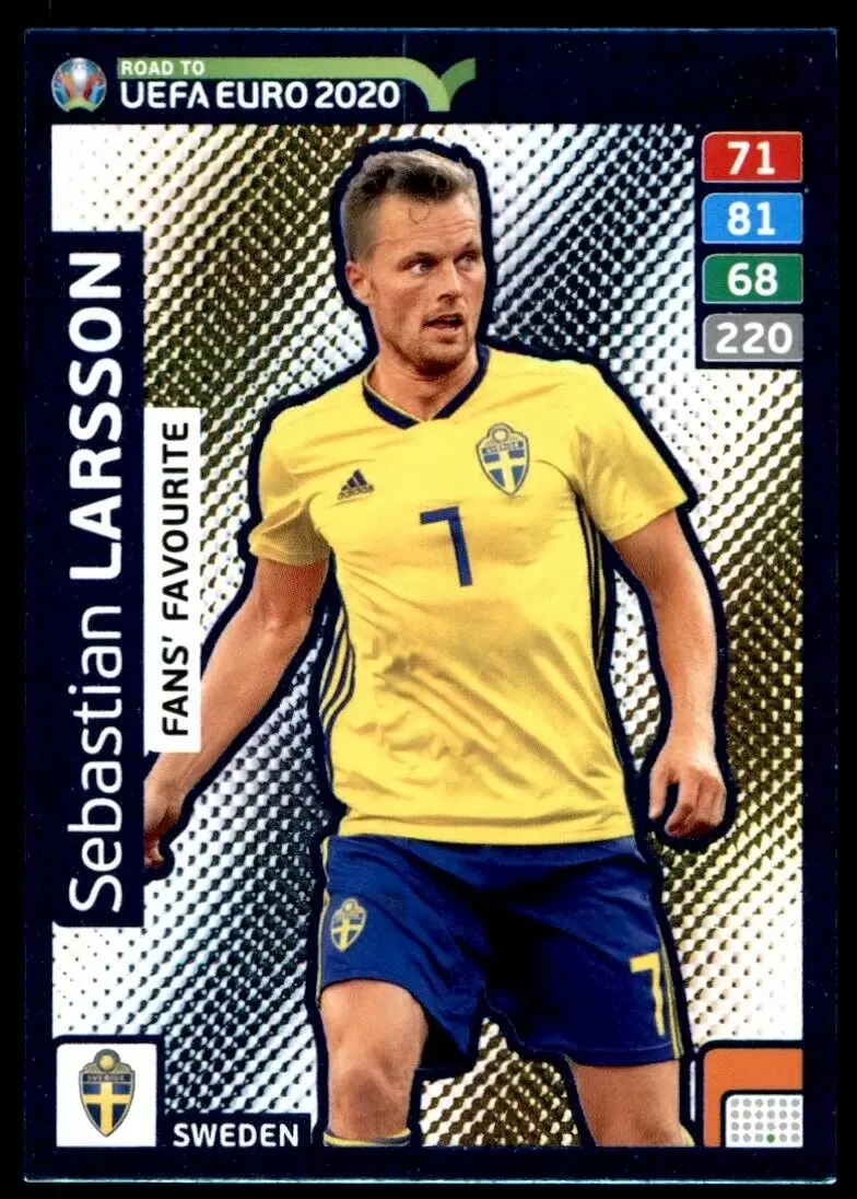 Adrenalyn XL - Euro 2020 - Sebastian Larsson - Sweden