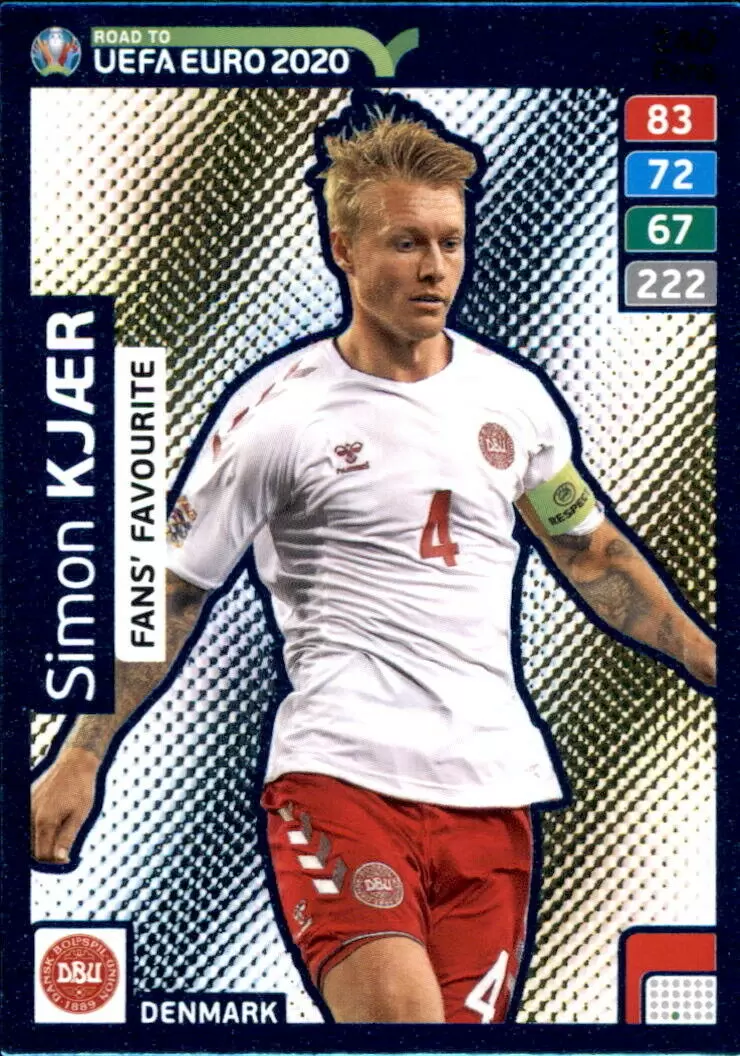 Adrenalyn XL - Euro 2020 - Simon Kjær - Denmark