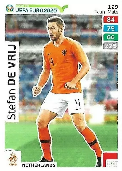 Adrenalyn XL - Euro 2020 - Stefan de Vrij - Netherlands