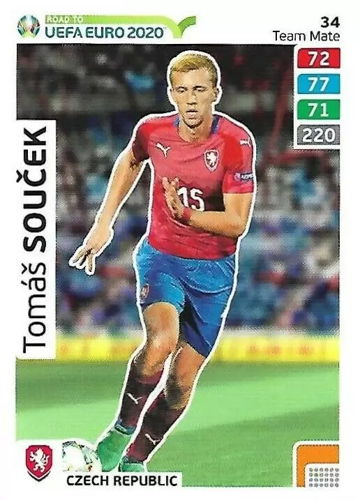 Adrenalyn XL - Euro 2020 - Tomáš Souček - Czech Republic
