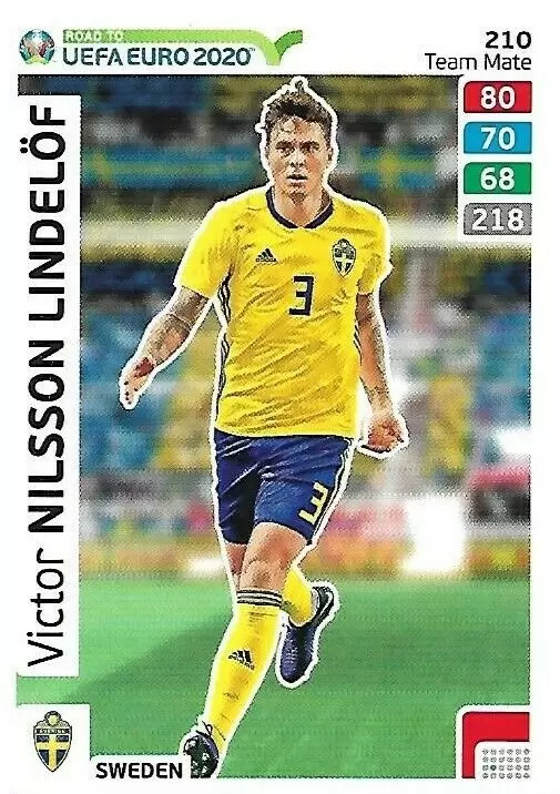 Adrenalyn XL - Euro 2020 - Victor Nilsson Lindelöf - Sweden