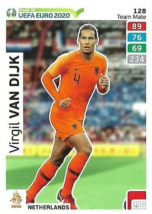Adrenalyn XL - Euro 2020 - Virgil van Dijk - Netherlands