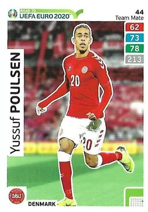 Adrenalyn XL - Euro 2020 - Yussuf Poulsen - Denmark