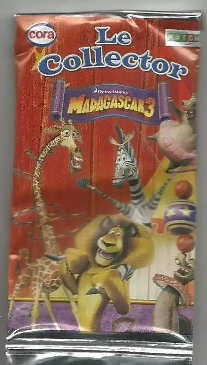 Le Collector Madagascar 3 (CORA / Match) - Pochette de jeton
