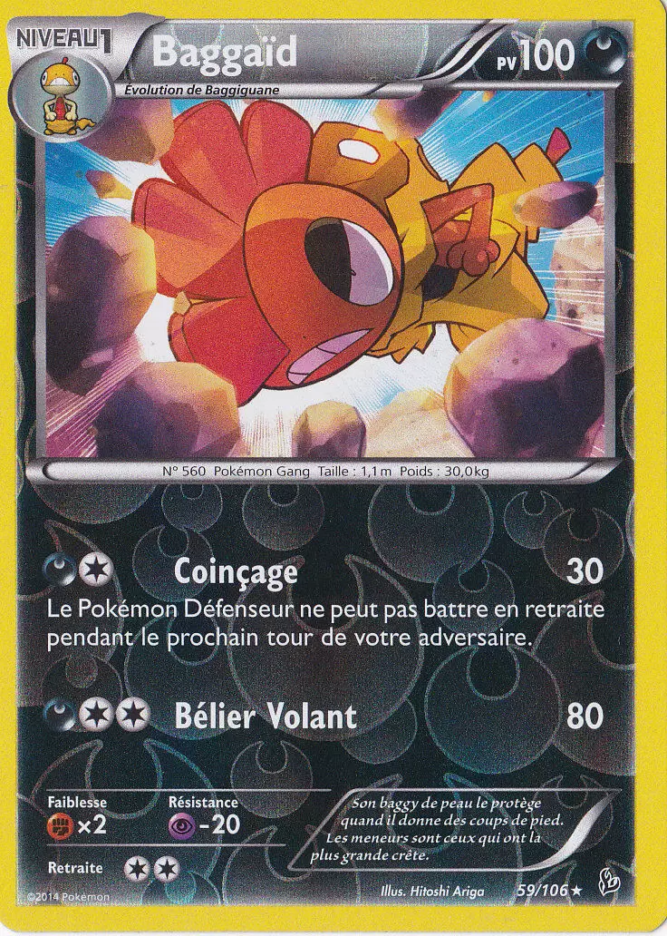 Pokémon XY Etincelles - Baggaïd Reverse