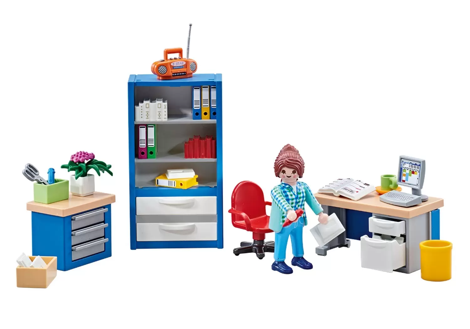 Playmobil dans la ville - Aménagement pour bureau