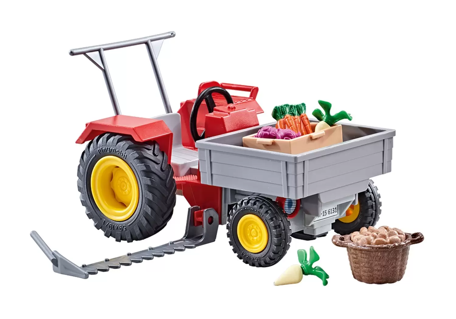 Playmobil Fermiers - Faucheuse agricole avec légumes