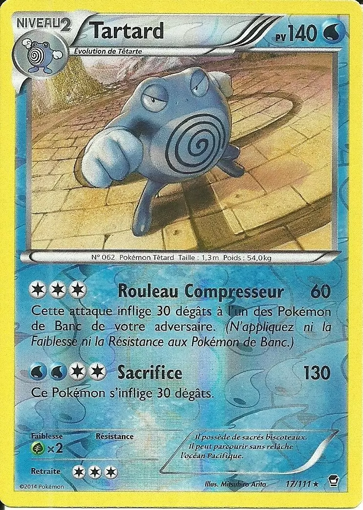 Pokémon XY Poings furieux - Tartard Reverse