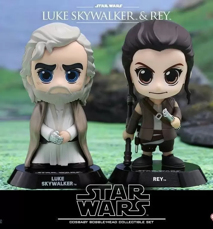 Cosbaby Figures - Luke Skywalker & Rey