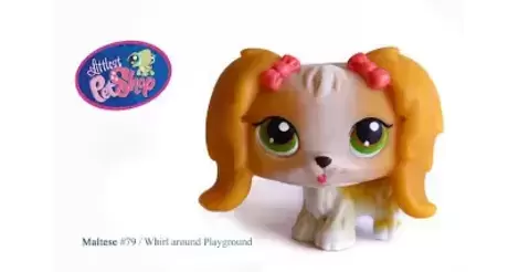 Cute lps Littlest Pet Shop Cat Frilly von Riches #79 Hasbro Figure 