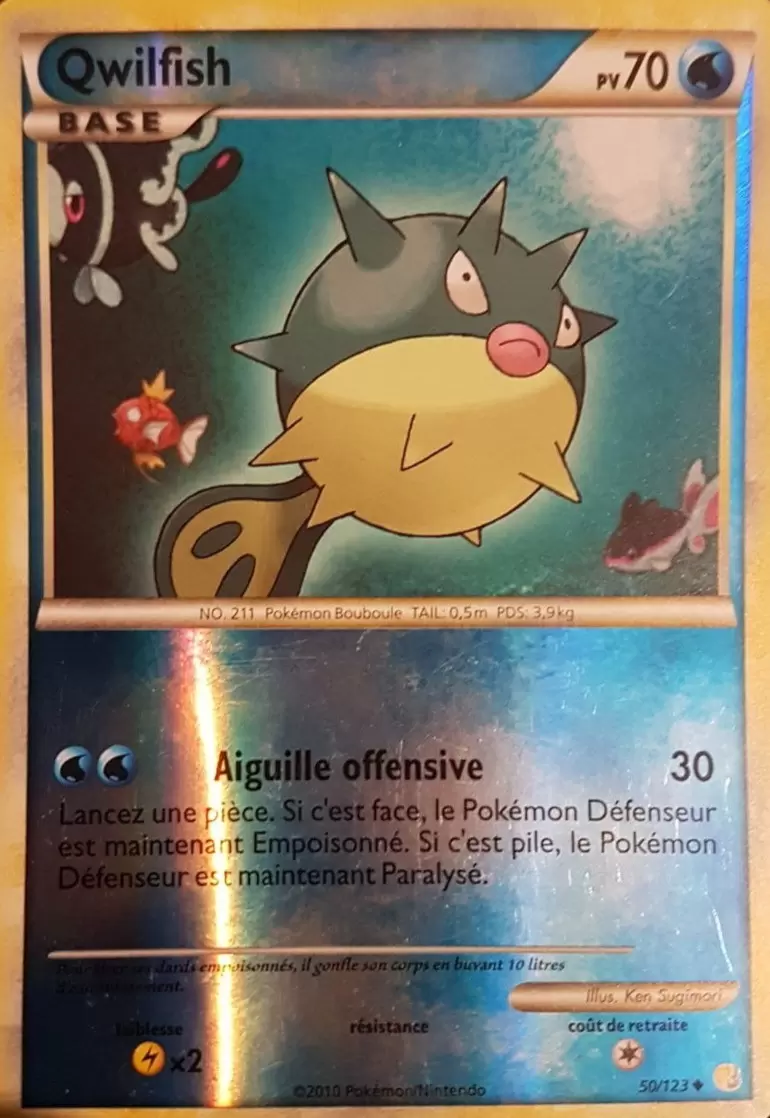 Pokémon Série HeartGold et SoulSilver - Qwilfish Reverse