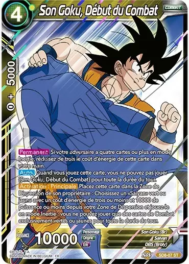 Rising Broly [SD8] - Son Goku, Début du Combat