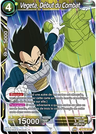 Rising Broly [SD8] - Vegeta, Début du Combat