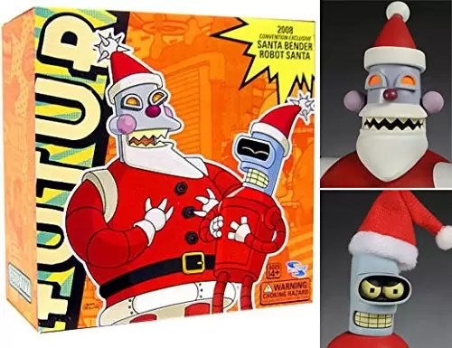 Futurama - Santa Bender & Robot Santa 2 Pack