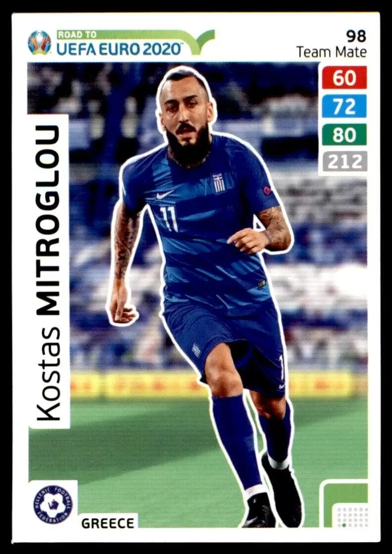 Adrenalyn XL - Euro 2020 - Kostas Mitroglou - Greece