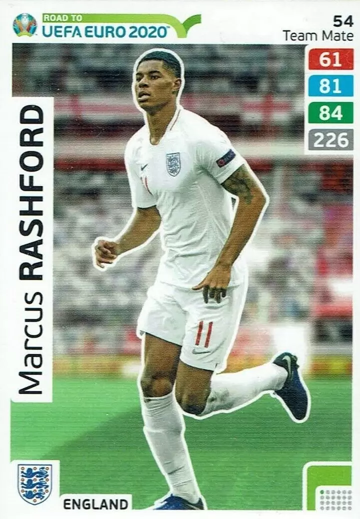 Adrenalyn XL - Euro 2020 - Marcus Rashford - England